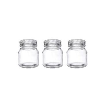 Imagem de Conjunto De Potes Multifuncional De Vidro 130Ml 3 Peças - Hauskraft