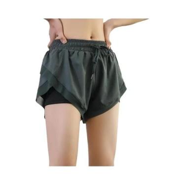 Imagem de Shorts Femininos De Malha Macia E Elástica Para Corrida, Exercício, Yo