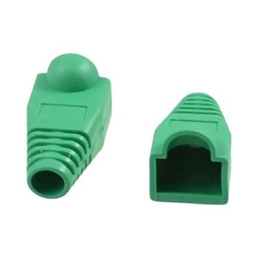 Imagem de Tampas De Conector RJ45 Multicoloridas Para Cabo Ethernet Cat5 Cat5e C