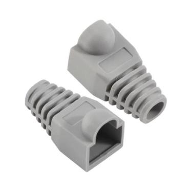 Imagem de Tampas De Conector RJ45 Multicoloridas Para Cabo Ethernet Cat5 Cat5e C