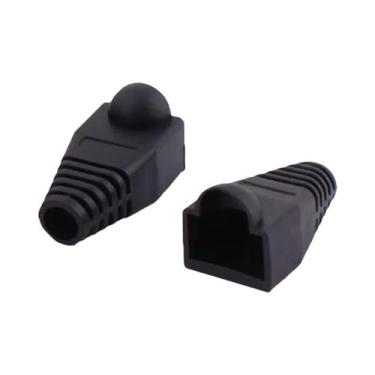 Imagem de Tampas De Conector RJ45 Multicoloridas Para Cabo Ethernet Cat5 Cat5e C