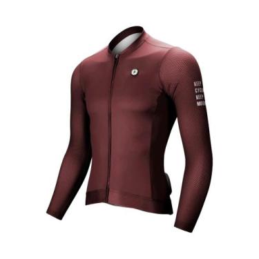 Imagem de Camisa de Ciclismo Masculina Darevie - Manga Comprida, Respirável e An