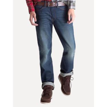 Imagem de Calça Levis Jeans Masculina 514 Straight Stretch Midnight Greenish Médio-Masculino