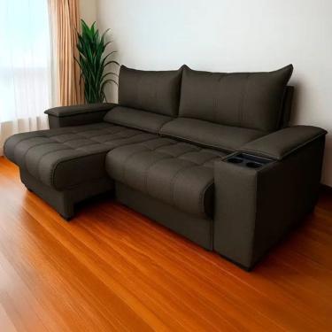 Imagem de Sofa Retratil e Reclinavel 4 Lugares 230cm Oxford Jandaia