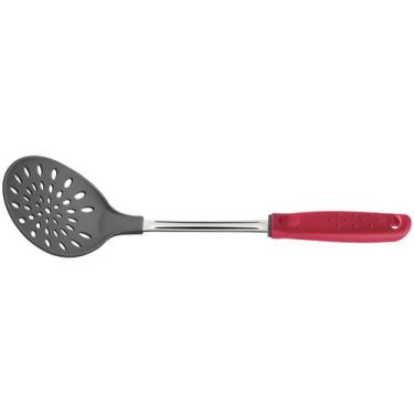 Imagem de Escumadeira Nylon Tramontina Utilitá - 25691170 Vermelha 35,3cm, Verme