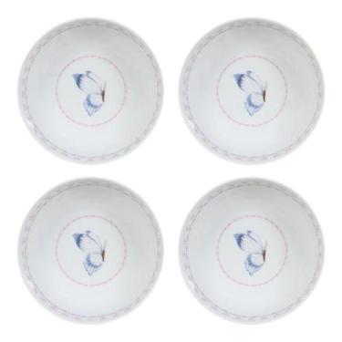 Imagem de Kit Bowls Melamina Tigela 650ml Servir Lanche Petisco Junto - Florarte