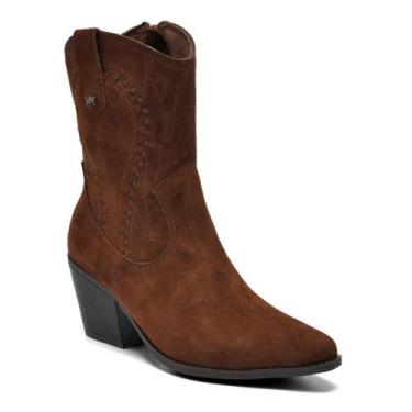 Imagem de Bota Texana Feminina Via Marte 352-003-01, Marrom, 37