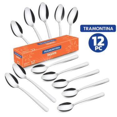 Imagem de Tramontina Búzios: Conjunto 12 Colheres de Café Chá em Aço Inox para L
