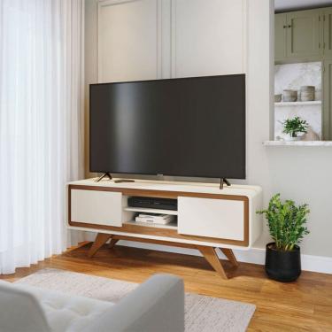 Imagem de Rack Channel 1,50 - Off White/marrom Off White/Marrom