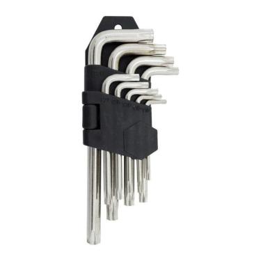 Imagem de Jogo De Chaves Torx Curta Western Com 9 Pecas