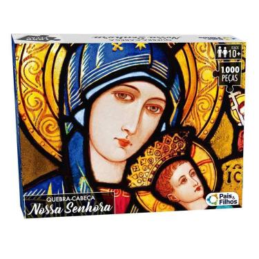 Imagem de Quebra Cabeça 1000 Peças Nossa Senhora - Pais e Filhos