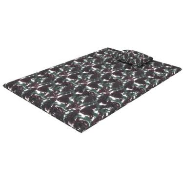 Imagem de Colchonete Casal Camping Com Travesseiro 128x188x04 Plumatex