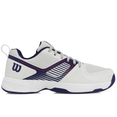 Imagem de Tênis Wilson Ace 3.0 - All Court - Branco Marinho e Vermelho-Masculino