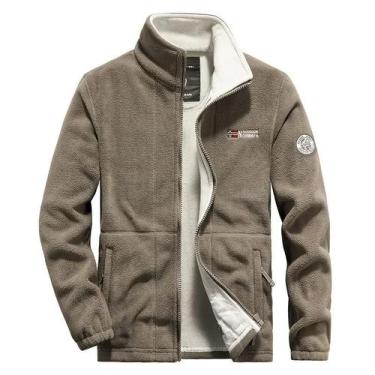 Imagem de Jaqueta Tática De Inverno Para Homens Em Fleece Polar Térmico, Casaco 