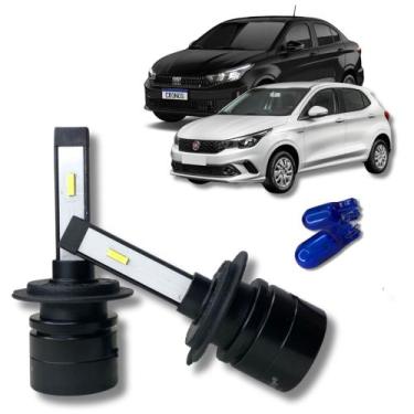 Imagem de Lampadas Super Led Farol Baixo S14 H7 32w 6000k Fiat Argo e Cronos - S