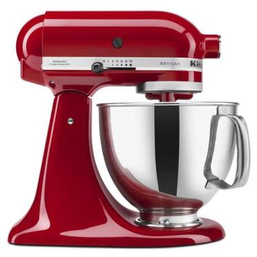 Imagem de Batedeira KitchenAid Stand Mixer Vermelha - KEA33CV - 110V, 110V