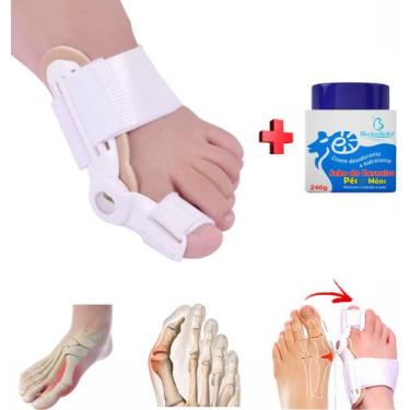 Imagem de Corretor Protetor Ortopédico Articulado Para Joanete + Creme para os P