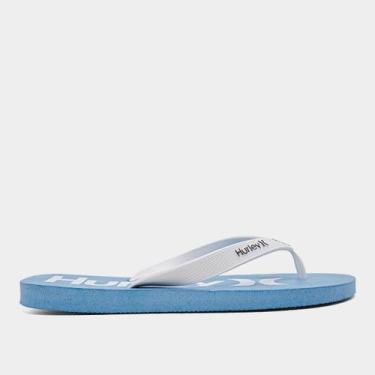 Imagem de Chinelo Hurley Flipflop Ocenside Masculino, Azul, 41/42