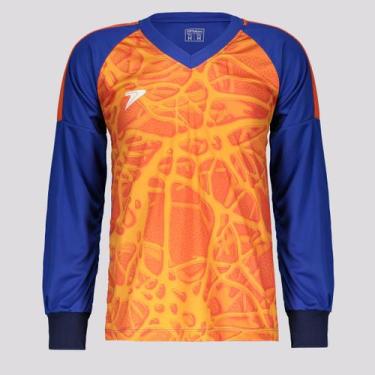 Imagem de Camisa Manga Longa Poker Goleiro Fio Juvenil Laran, 14 ANOS