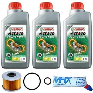 Imagem de Troca Filtro, Óleo, Graxa Quadricíclo Fourtrax 420 08 Á 25 - Castrol