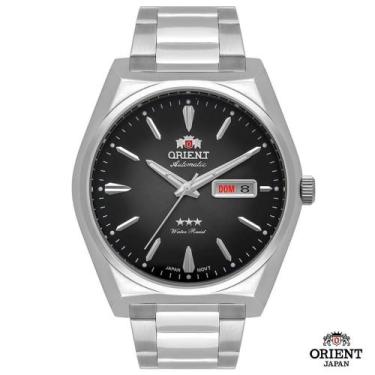 Imagem de Relógio Orient Masculino Automático F49SS013NH Aço F Cinza