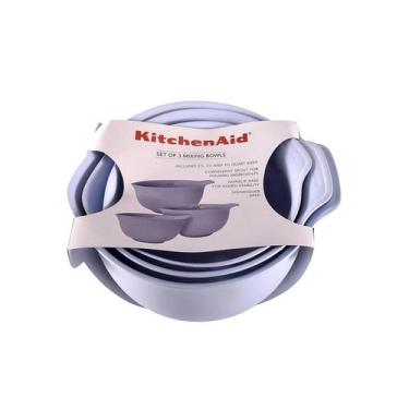 Imagem de Conjunto 3 Tigelas Saladeira Bowl Multiuso KitchenAid