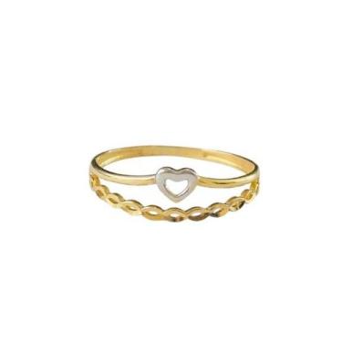Imagem de Anel Coração Ouro 18K Roishi - 1.38 - Roishi Alianças, Amarelo, 33