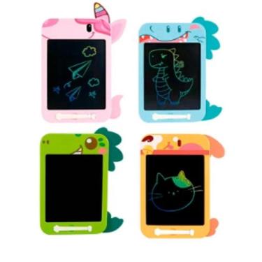 Imagem de Lousa Mágica LCD Pet Unicórnio Rosa 4+ 47167 Toyng, Laranja