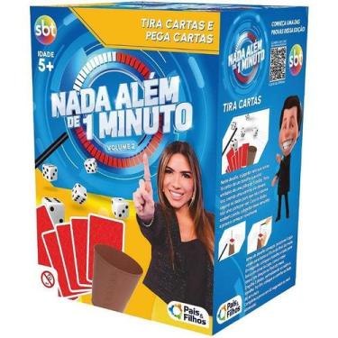 Imagem de Jogo Diverso Nada Alem De 1min. Tira Cartas - Pais E Filhos