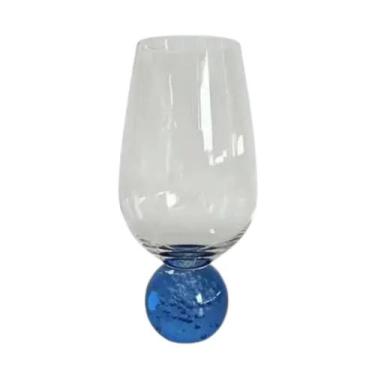 Imagem de Conjunto De 6 Taças De Vidro Base Esfera Azul 550Ml Linha Sintonia BTC