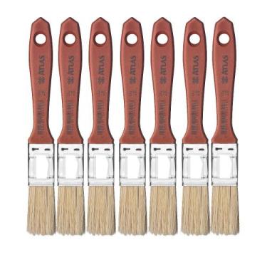 Imagem de Pincel Para Pintura Parede 3/4 Verniz E Stain Atlas- 7 Un