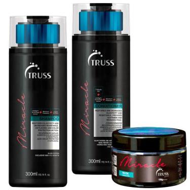 Imagem de Truss Cuidados Diários Miracle Kit Shampoo + Condicionador + Máscara