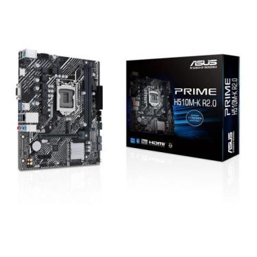 Imagem de Placa-Mãe ASUS PRIME H510M-K R2.0, INTEL, H470, mATX, DDR4, Preto - 90