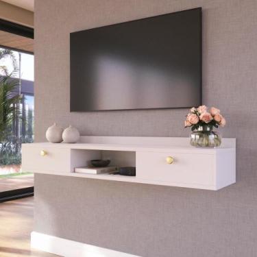 Imagem de Penteadeira Rack Suspenso Beauty 2 Portas Elegante Para Quarto ou Sala