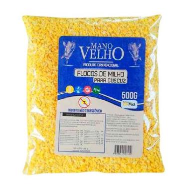 Imagem de Kit 3X: Flocos de Milho Natural Mano Velho 500g