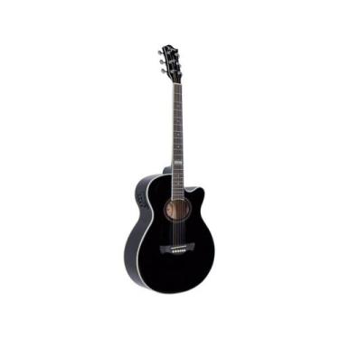 Imagem de Violão de Aço Tagima America Series Dallas EQ - Black, Black