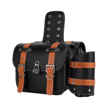 Imagem de Bolsa Lateral De Grande Capacidade Para Motocicletas Harley Sportster 