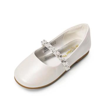 Imagem de Sapatos para Meninas Pequenas DREAM PAIRS Serena Pérola Marfim com Tir