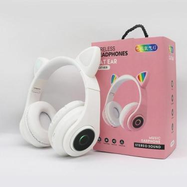 Headphone Gatinho Orelha De Gato Com Led Fone De Ouvido Lt26 Luuk Young -  LUUK YOUNG Comércio Eletrônico