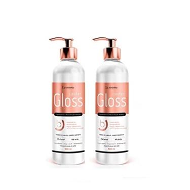Imagem de Cauterização Capilar Borabella - Cauter Gloss Espelhamento e Blindagem, Zero Frizz, Maciez, 2x 500ml