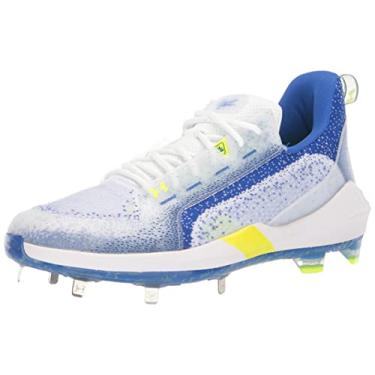 Imagem de Under Armour Sapato de beisebol masculino Harper 6 Low, Branco (102)/Team Royal, 39