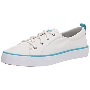 Imagem de Sperry Tênis feminino Crest Vibe Seacycled, branco/azul, 9.5