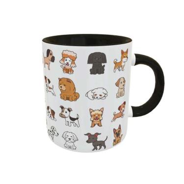 Imagem de Caneca Kawaii Cães Cartoon Presente Criativo Geek