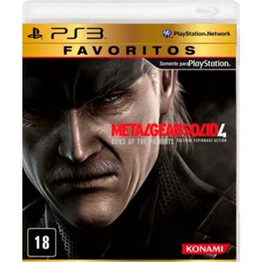 Imagem de Metal Gear Solid 4 Favoritos - Jogo PS3 Mídia Física