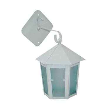 Imagem de Luminária de Parede Veneza Alumínio Fundido Branca 19x12cm