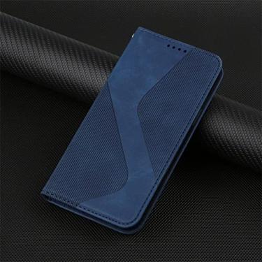 Imagem de Capa de couro retrô carteira para Samsung Galaxy S22 S21 S20 FE Ultra S10 E S9 Plus Suporte à prova de choque para bolsas de telefone, azul, para Galaxy S21 S30