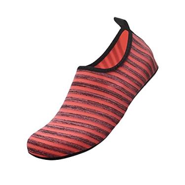 Imagem de Legou Sapatos de natação de sola fina de verão com pés descalços, sapatos de rastreamento de rio Rosa vermelha2 44