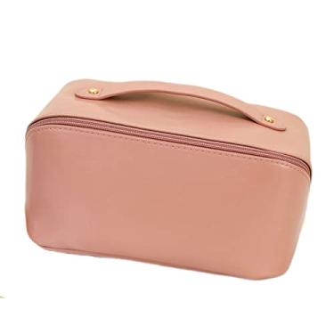 Imagem de NUTOT necessaire maquiagem,bolsa necessaire feminina viagem,necessaire masculina à prova d'água (rosa)