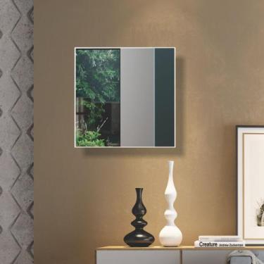 Imagem de Painel Decorativo Quadrado Com Espelho Colado 60X60cm Es7 Dalla Costa