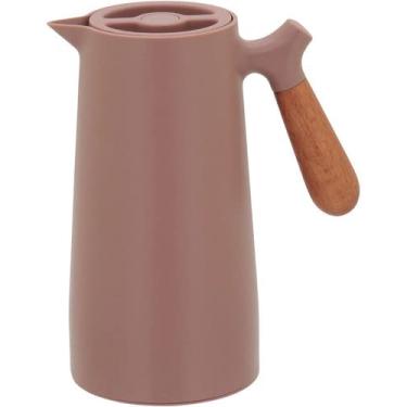 Imagem de Garrafa Térmica 1 Litro Norden Rose Ampola VIdro Para Café